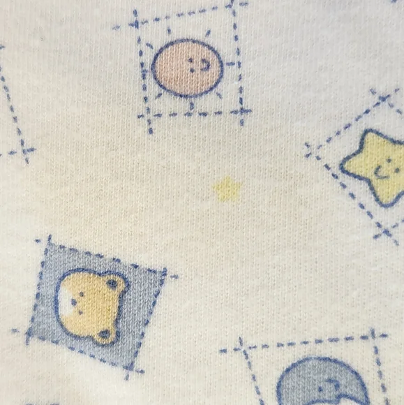 Vintage JUST BORN Baby Blanket You Are My Sunshine Sun Pastel 90s Y2K READ - Picture 10 of 14